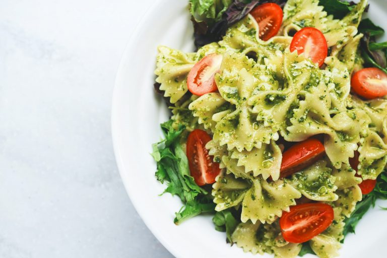 Delicious & healthy pesto pasta recipe